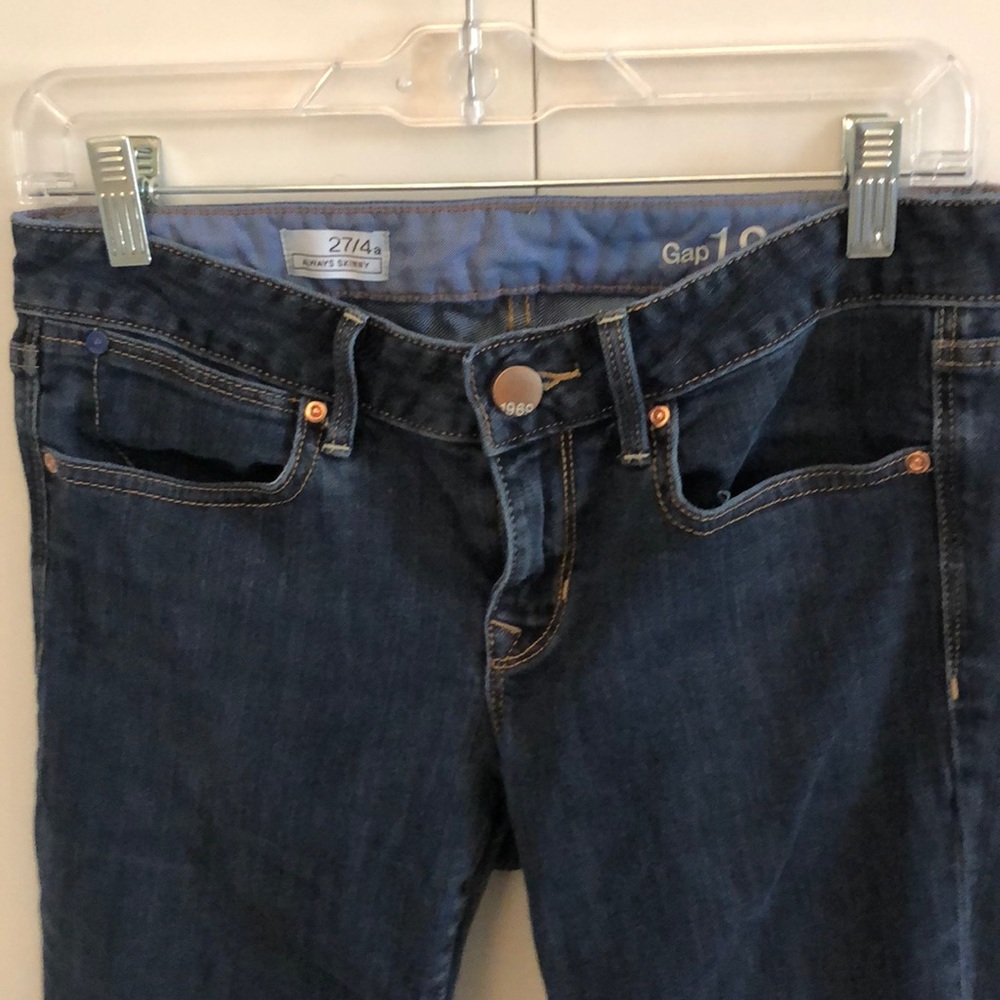 Gap always skinny jeans 27/4 ankle